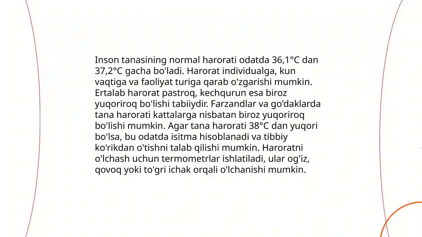 Tana haroratni boshqarilishi 4