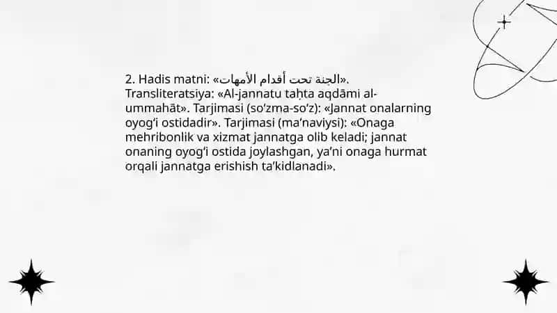 Jannat onalar oyogʻi ostidadir 4