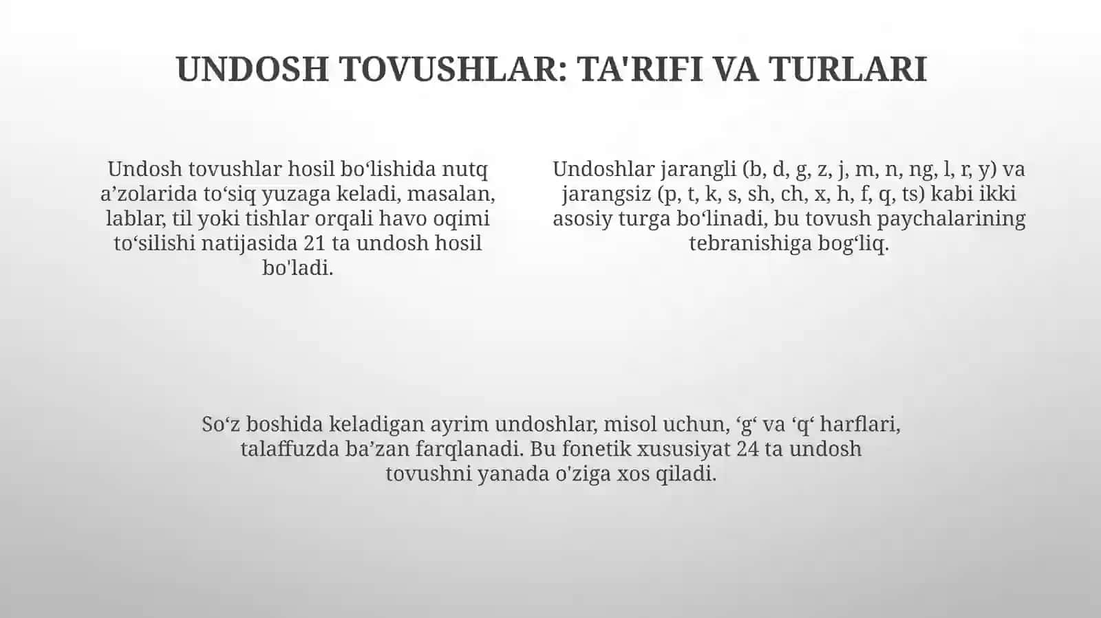 Tovush va harf 4