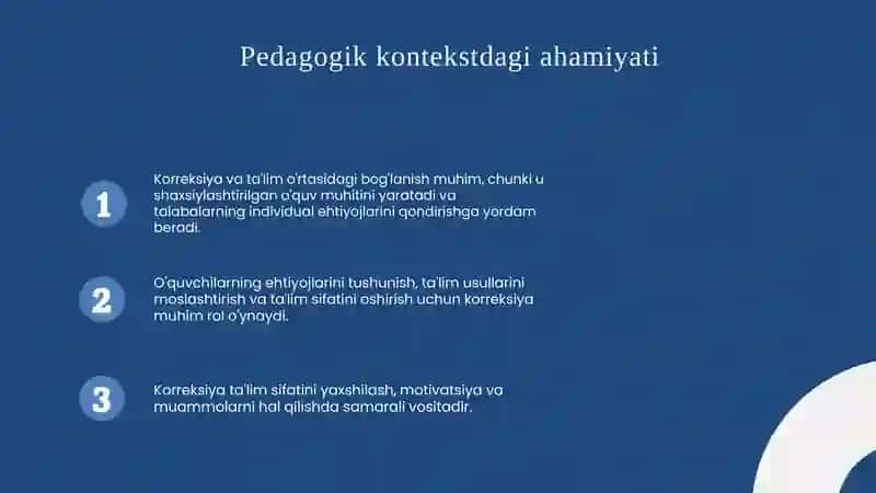Pedagogik korreksiya 4