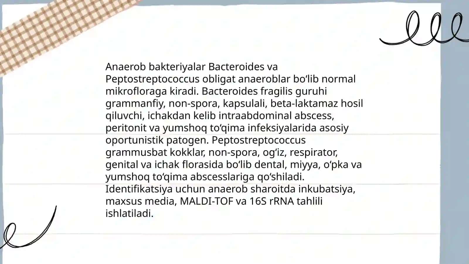 Yiringli yallig‘lanish chaqiruvchiinfeksiyasi qo‘zg‘atuvchilarining xarakteristikasi va tashxis usullari 4