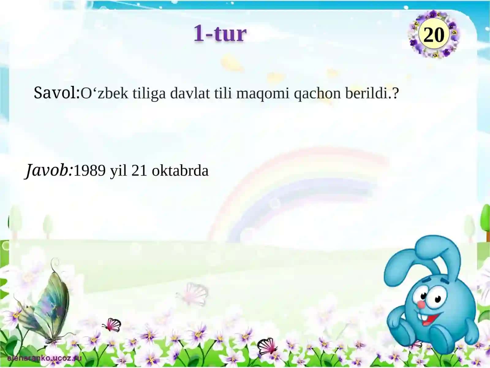 O‘zbek tiliga davlat tili maqomining berilishi 4