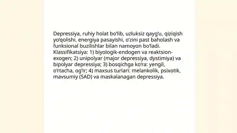 Affekt va depressiya 4