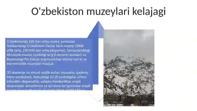 Oʻzbekistonda faoliyat yuritayotgan muzeylar 4