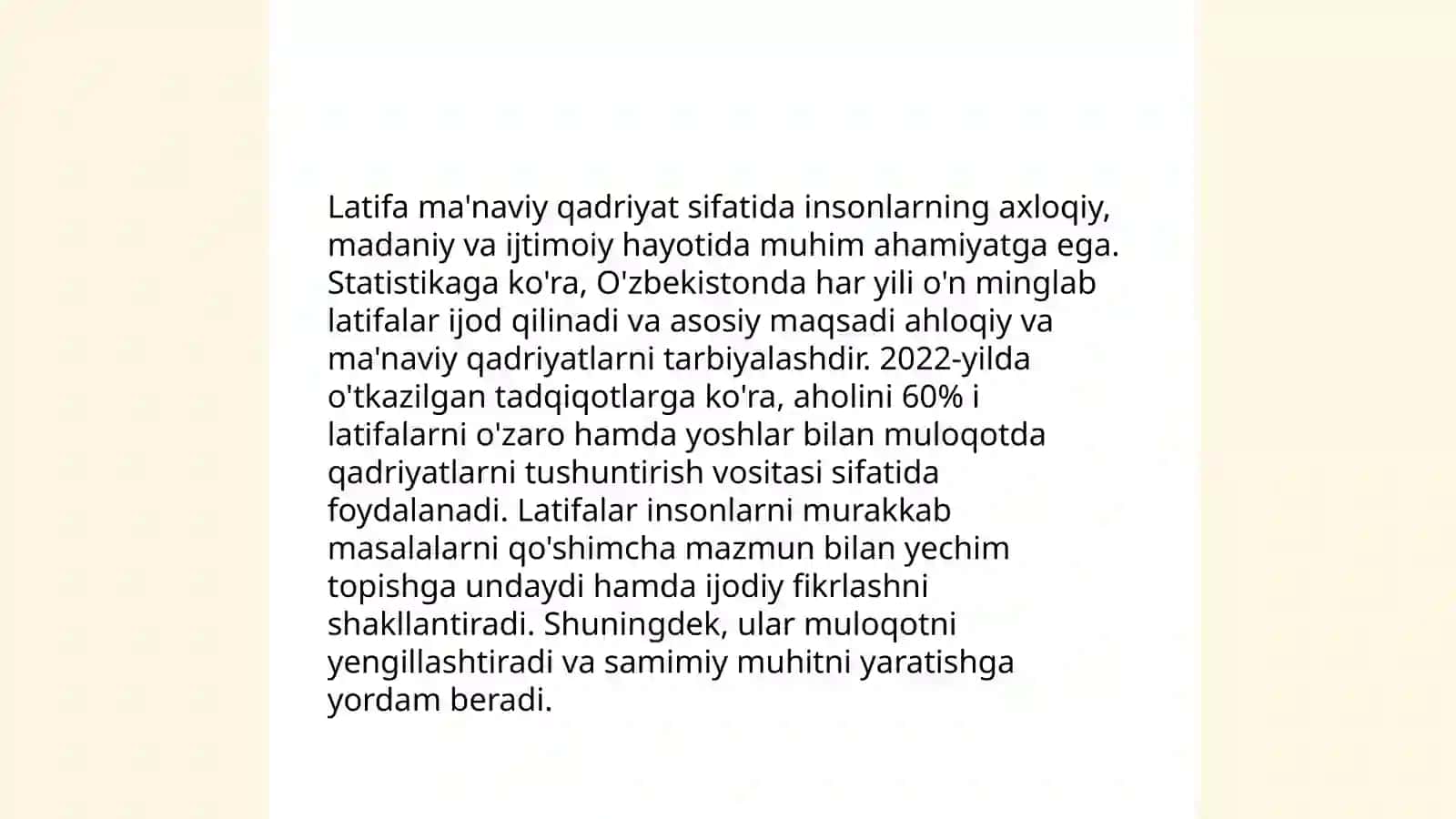 Latifa, lof, askiya janrlar bo'yicha taqdimot 4