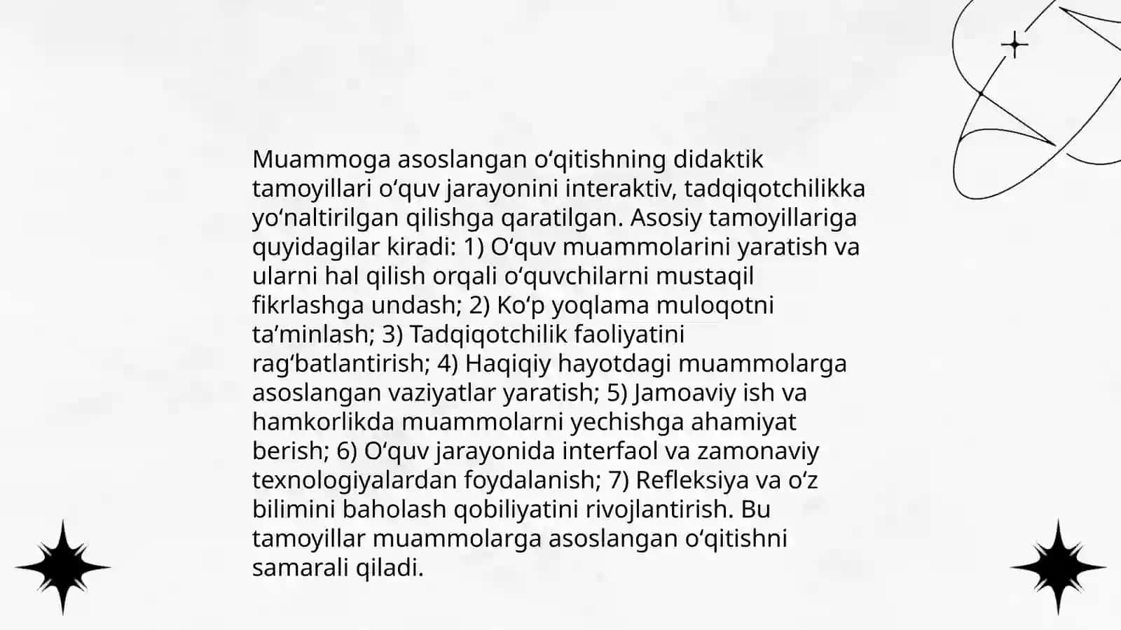 Matematikada problemaga asoslangan oʻqitishning samaradorligi 4