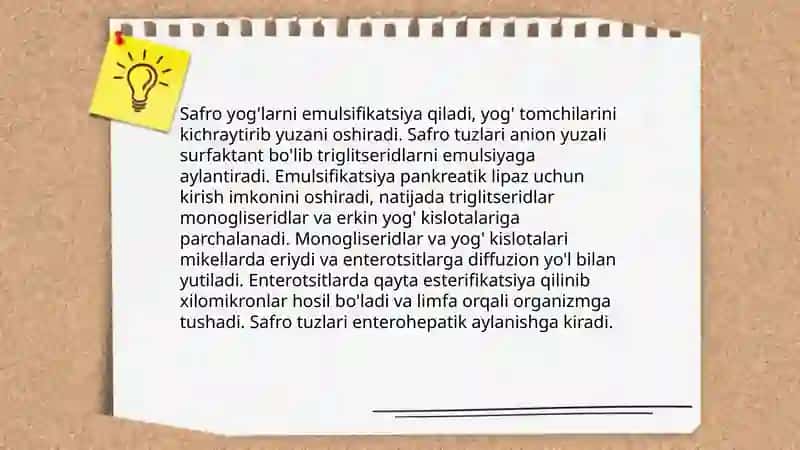 Lipidlarning almashinuvini 4