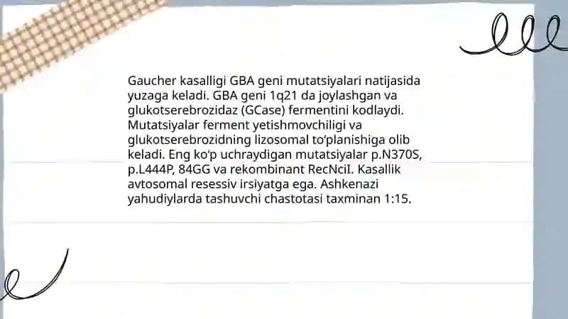 Gaucher kasalligi 4