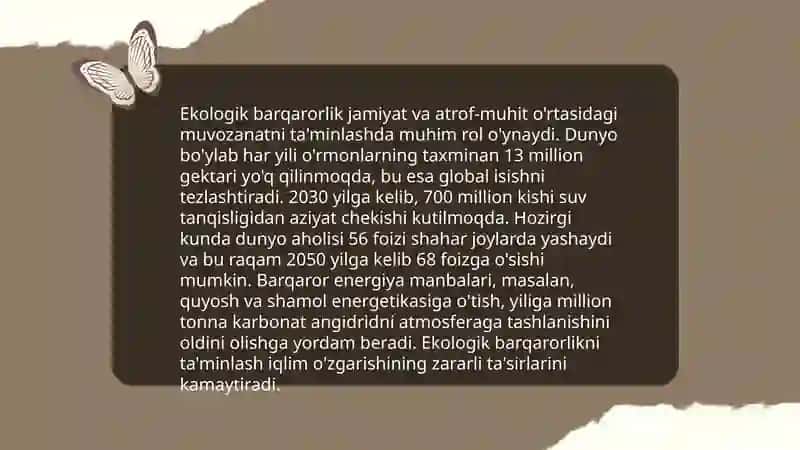 Yashil iqtisodiyot: Ekologik barqarorlik va iqtisodiy o'sishning uyg'unligi 4