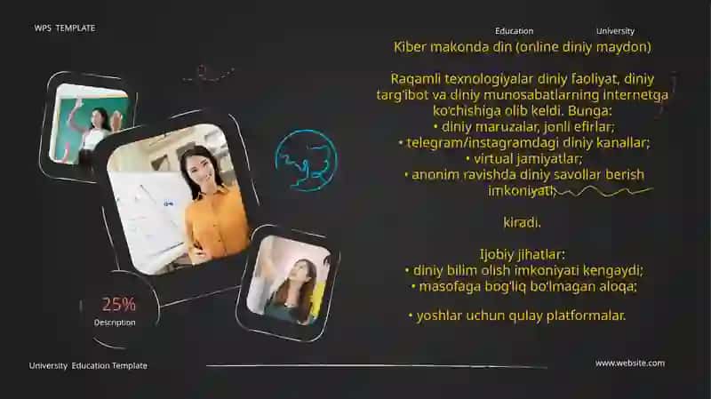 Dinshunoslikdan tayyorlagan taqdimoti 4
