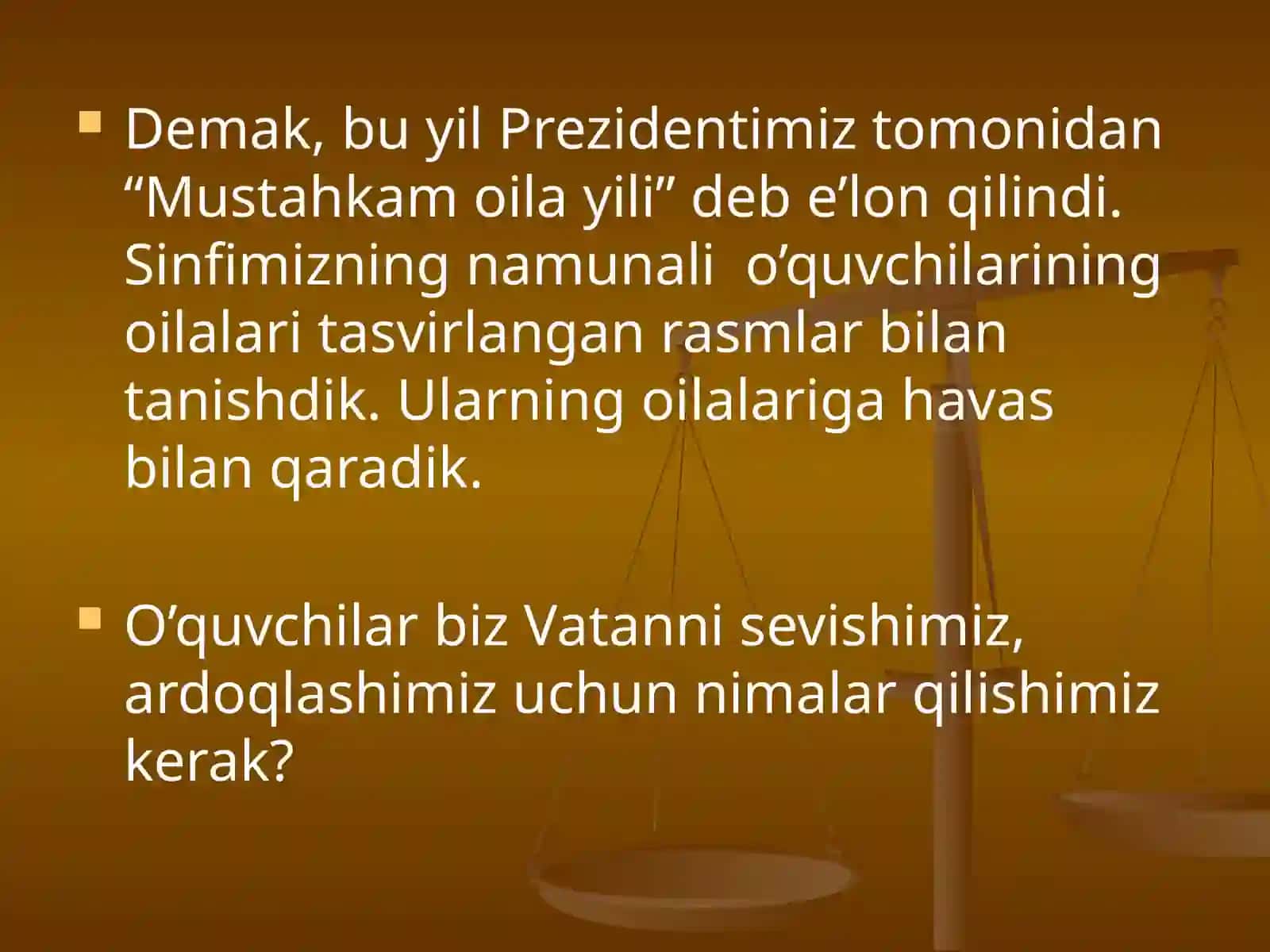 "Mustahkam oila yili" 4