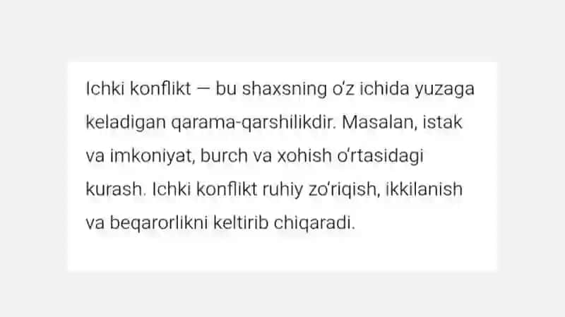 Konflikt tushunchasi 4
