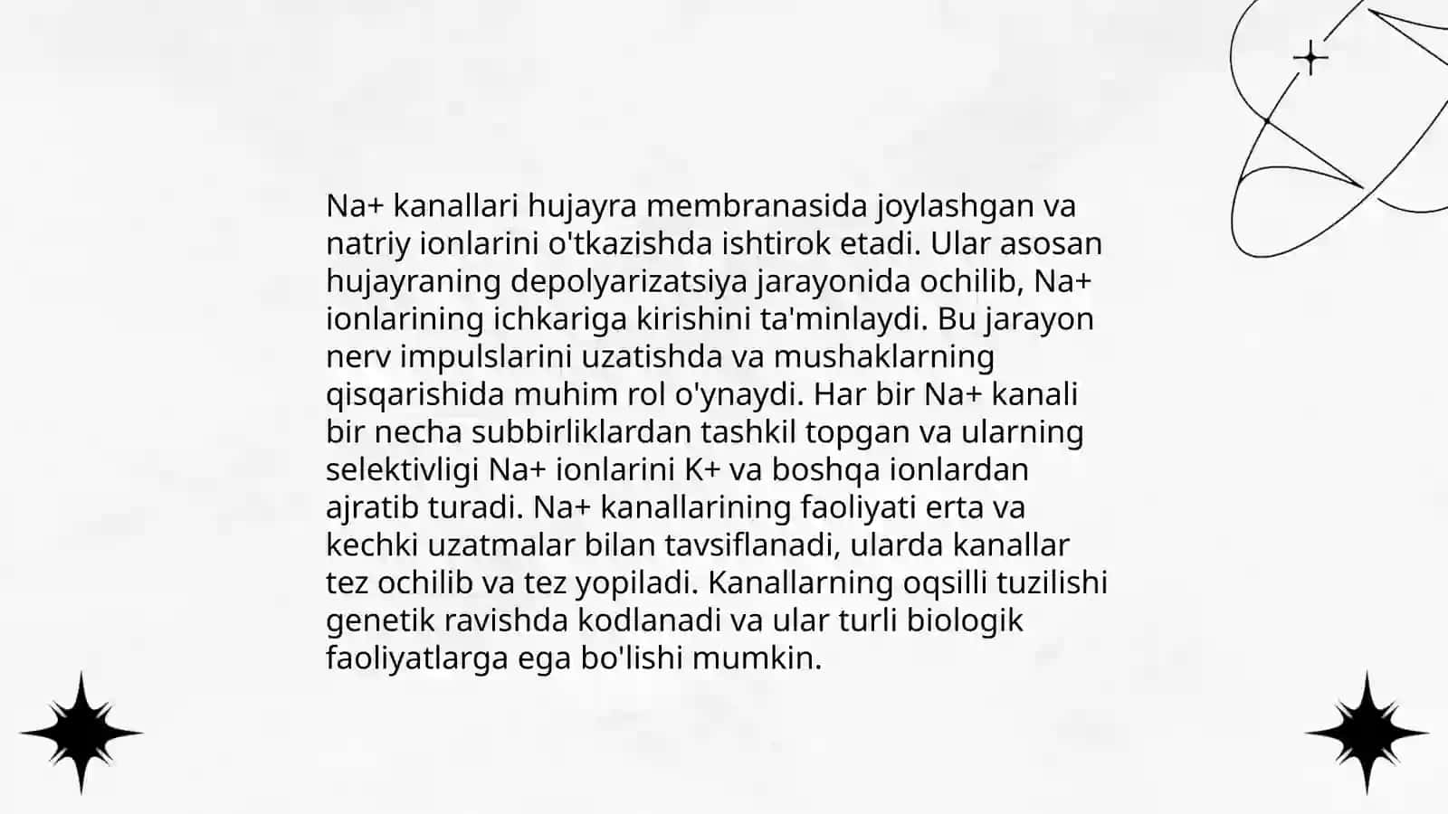 Natriy kanallari turlari va funksiyasi 4