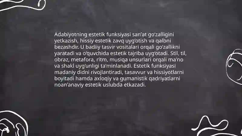 Adabiyotning umumiy xususiyatlari 4