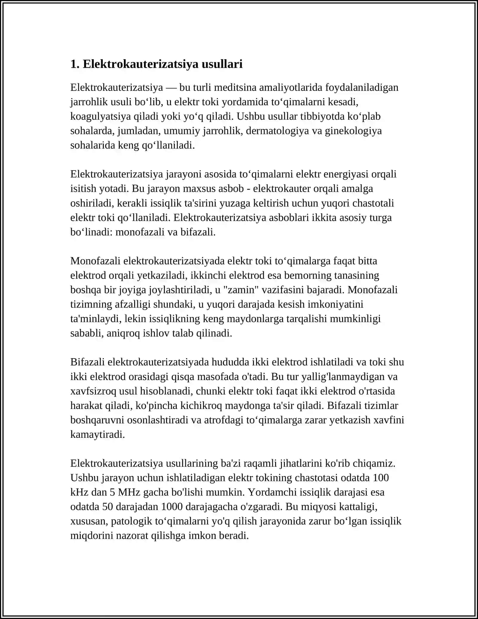 ELEKTROKAUTERIZATSIYA USULLARI 4