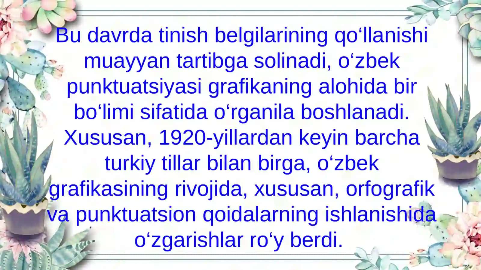 Őzbek punktuatsiya tarixi 4