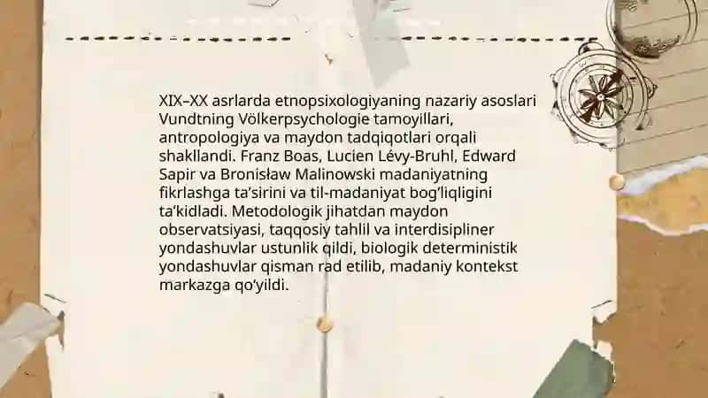 Entopsixologi tarixi 4