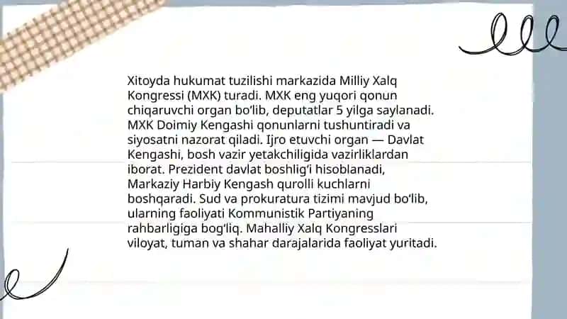 Xitoy Xalq Respublikasi Konstitutsiyasi 4