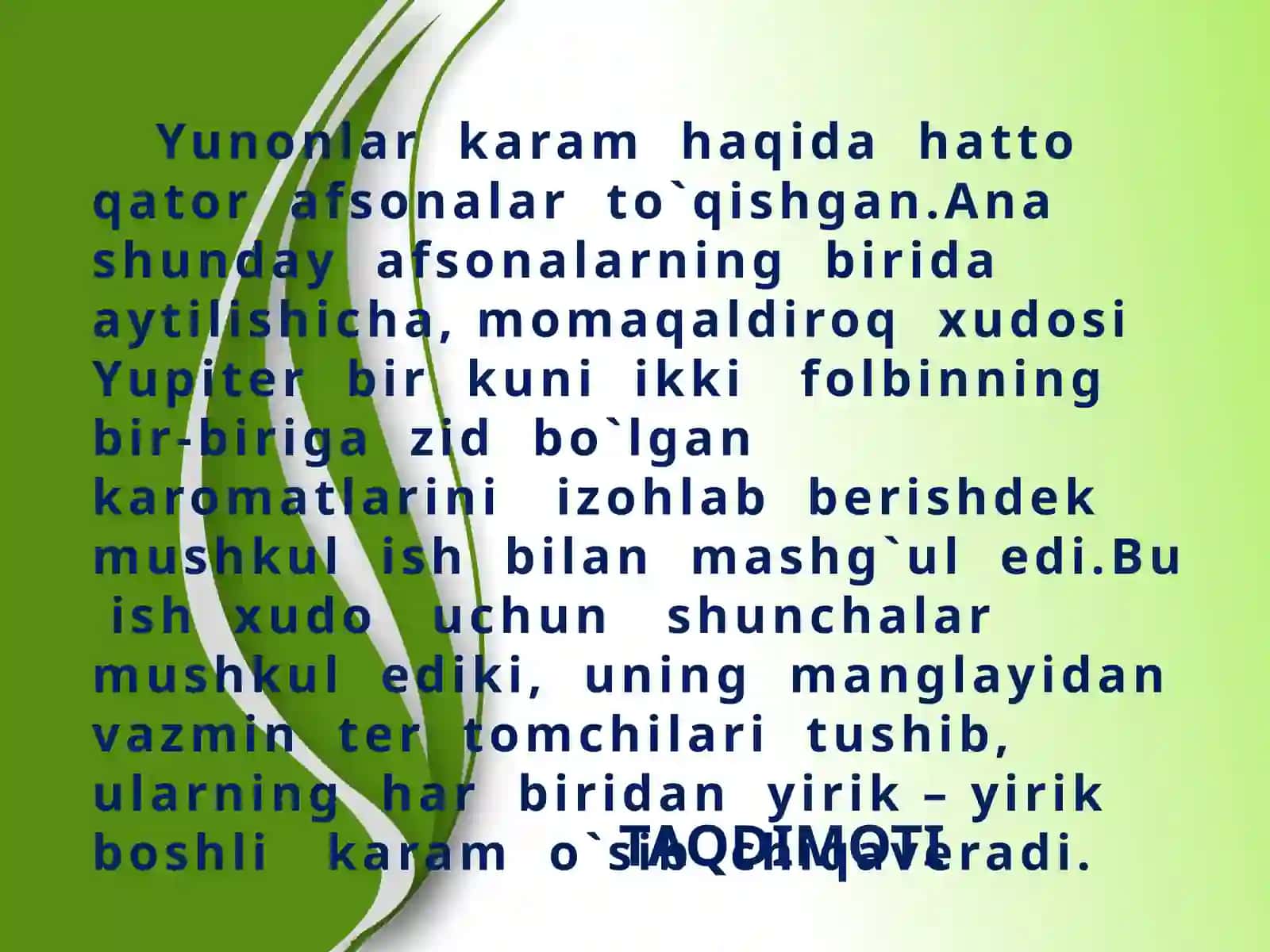 Qadimgi sabzavotlar 4