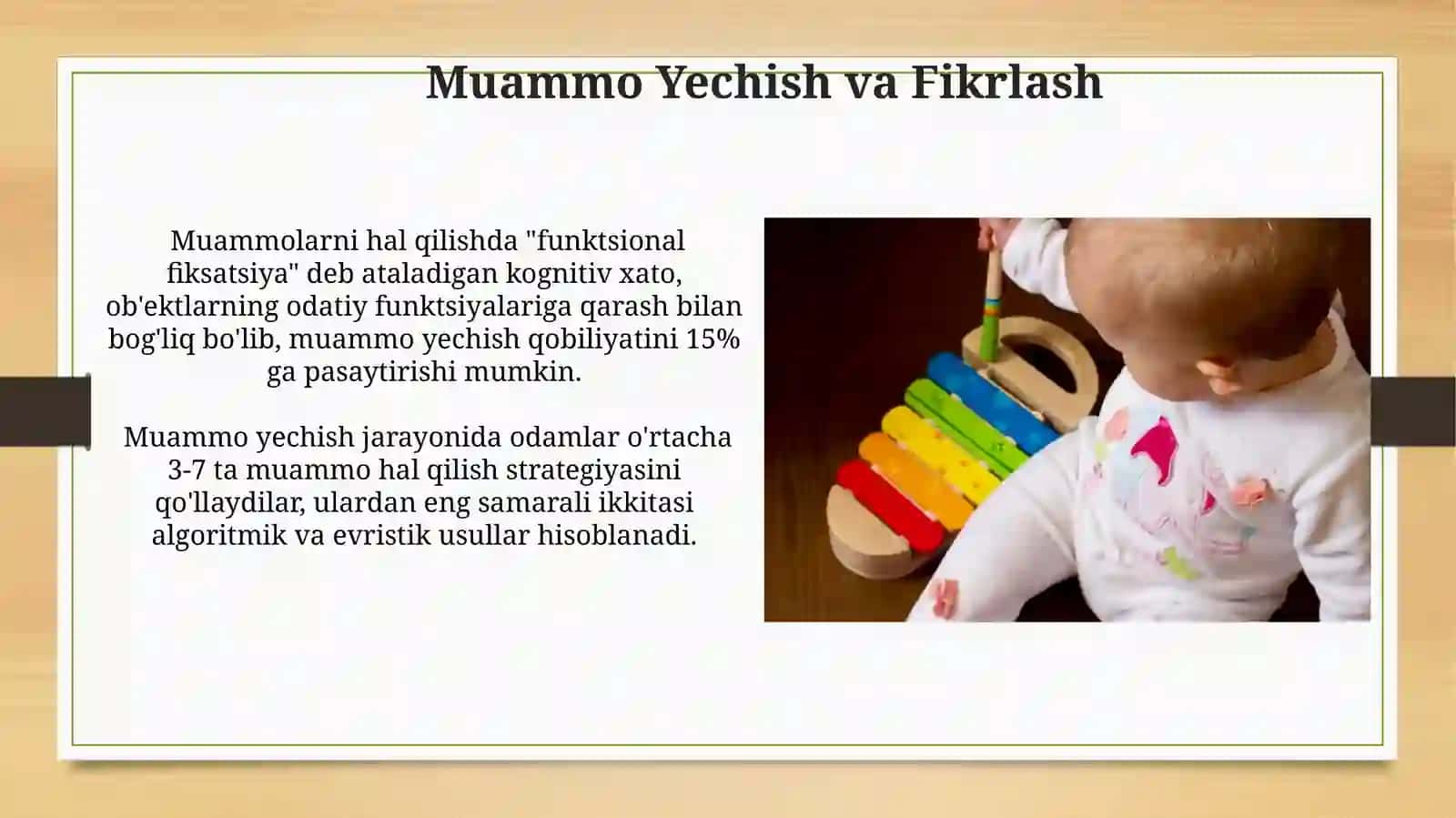 Ilk osprinlik davirda bilish jarayonlari 4