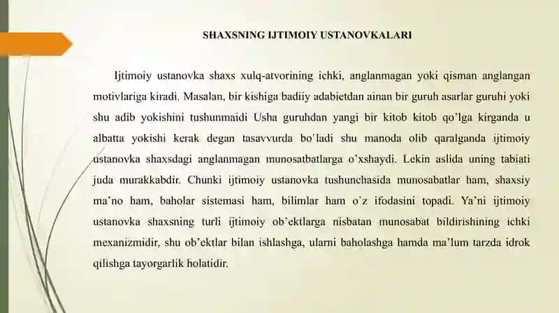 ZAMONAVIY PSIXOLOGIYADA SHAXS MUAMMOSI 4