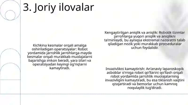 Robotlashtirilgan Xirurgiya Amaliyoti 4