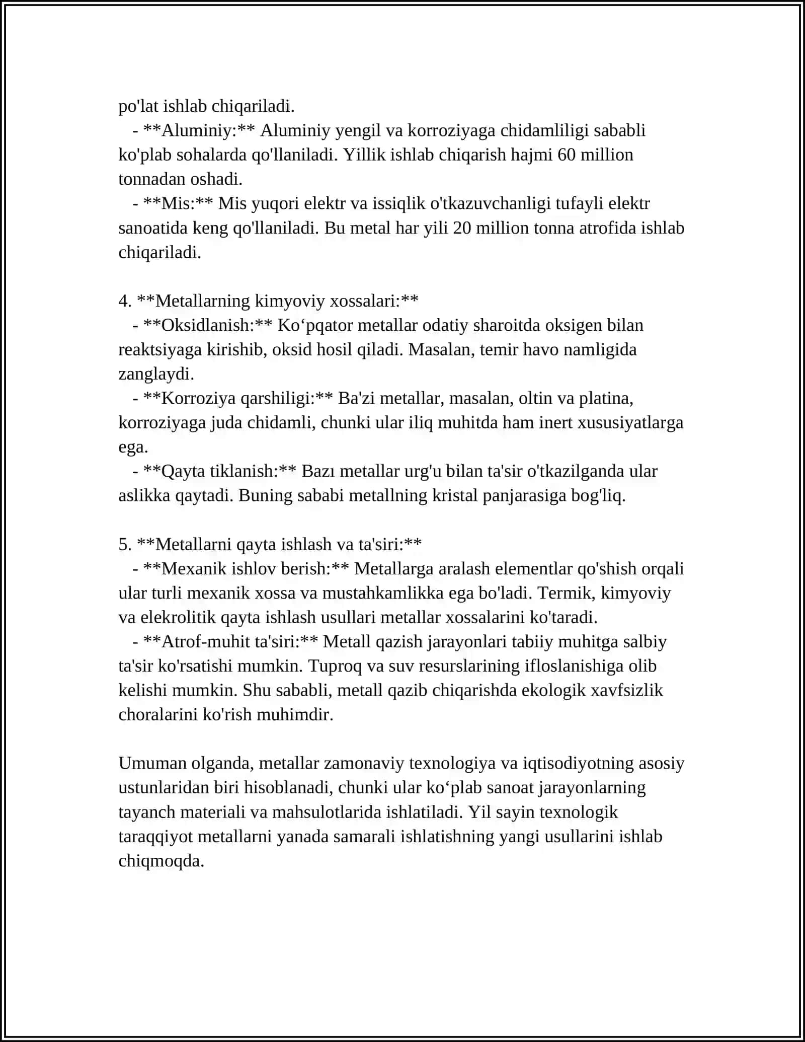 METALLAR KIMYOSI 4