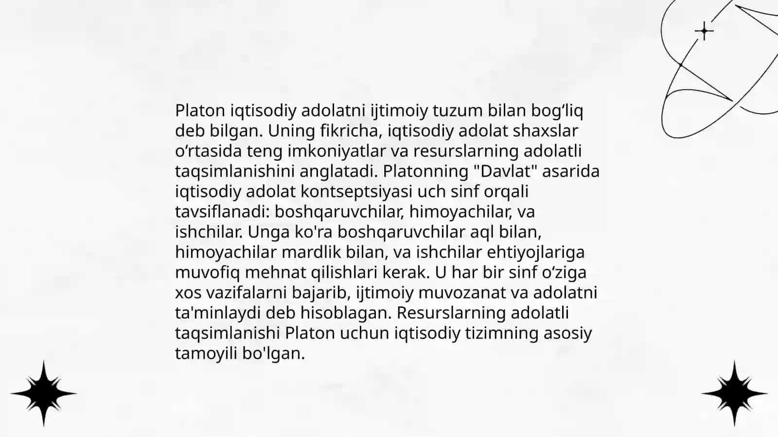 Platonning iqtisodiy g'oyalari 4