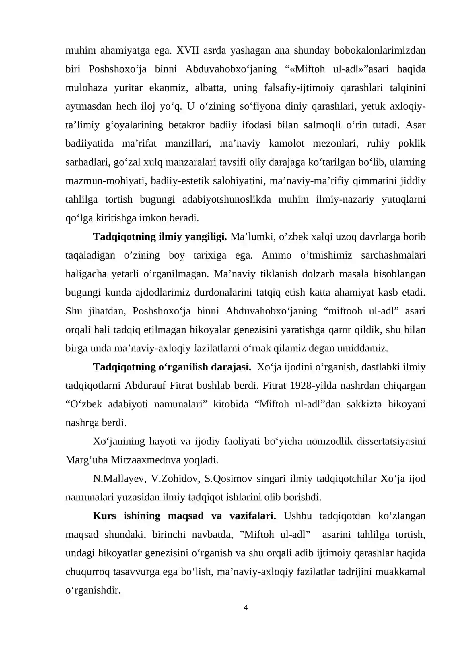 ”XOJANING SAN’ATKORLIK MAHORATI” 4