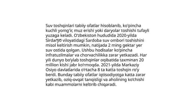 Ekstremal vaziyatlarning zamonaviy turlari va tavsifi 4
