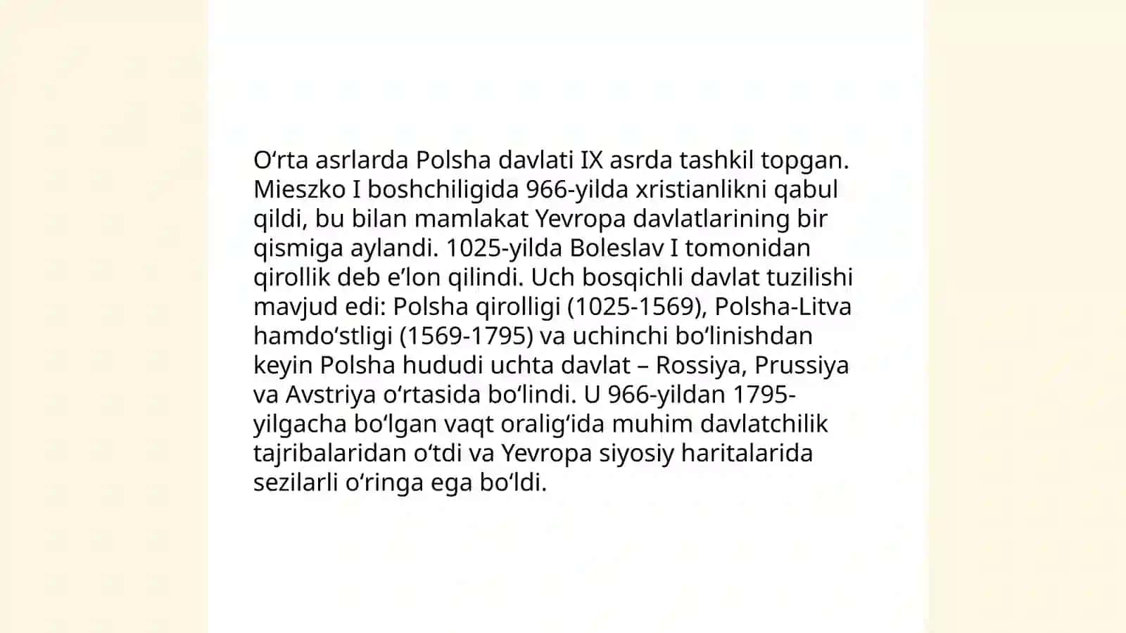 Orta asrlarda polsha davlati 4