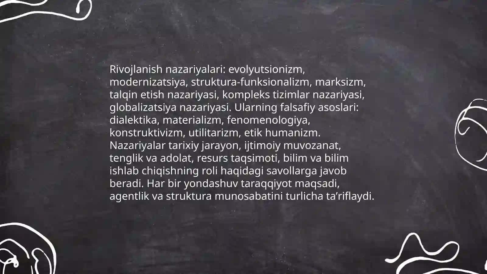 Rivojlanish falsafasi 4