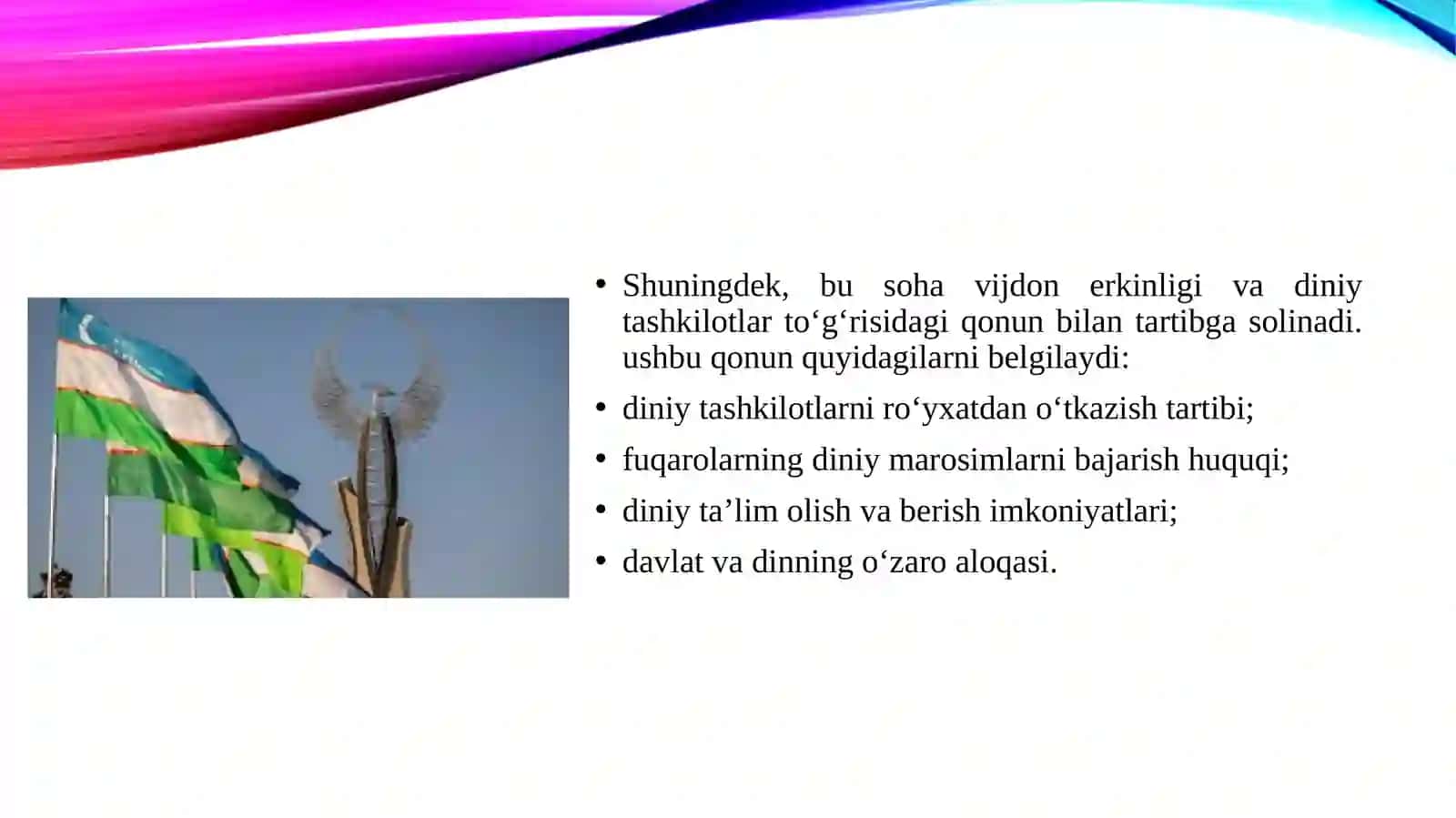 Oʻzbekistonda vijdon erkinligi 4