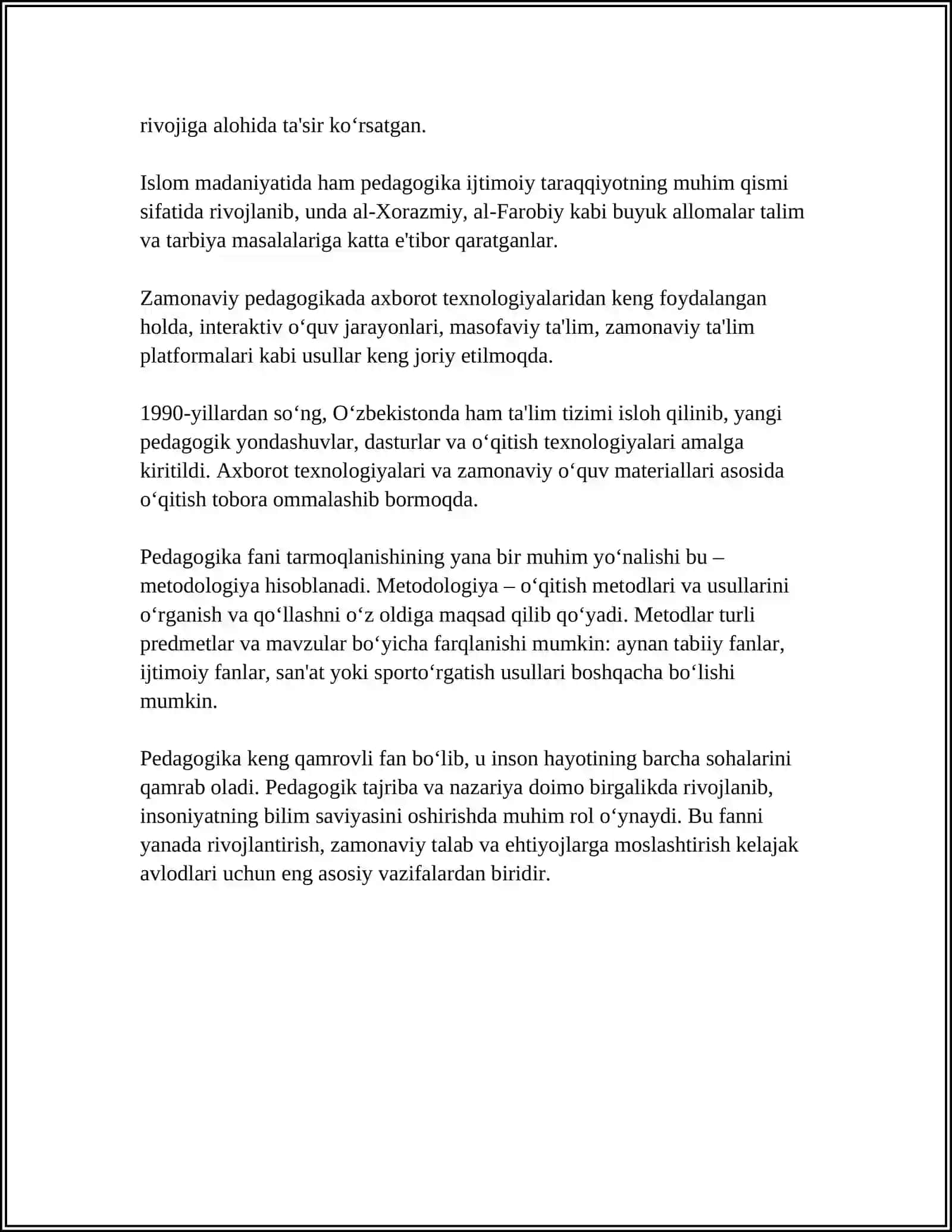 PEDAGOGNING IJTIMOIY VA PROFESSIONAL FUNKSIYALARINING ASOSLARI 4