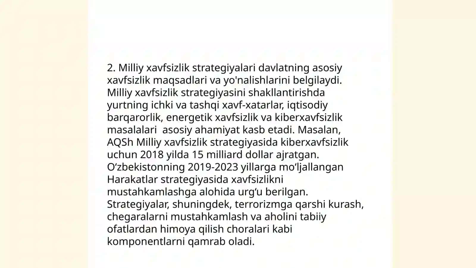 Geosiyosiy muammolar 4