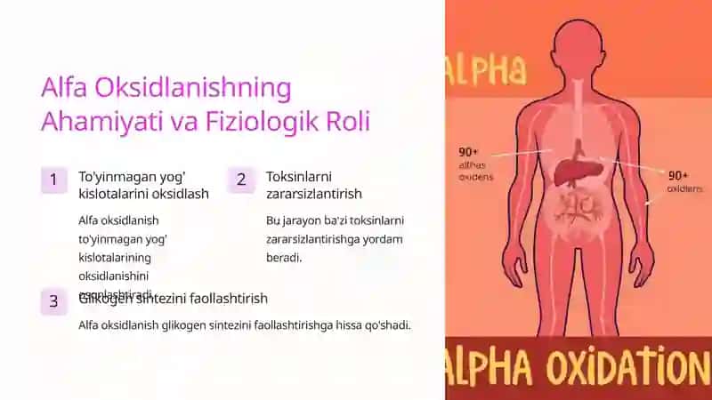 Yog' Kislotalarning Alfa Oksidlanishi 4