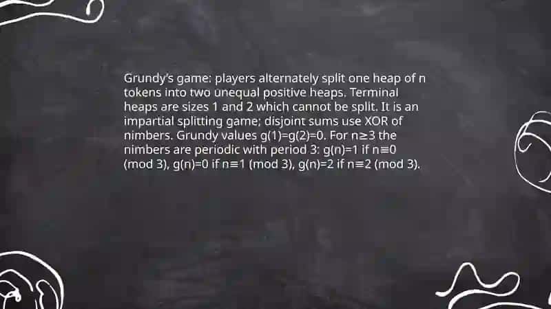 Splitting games 4