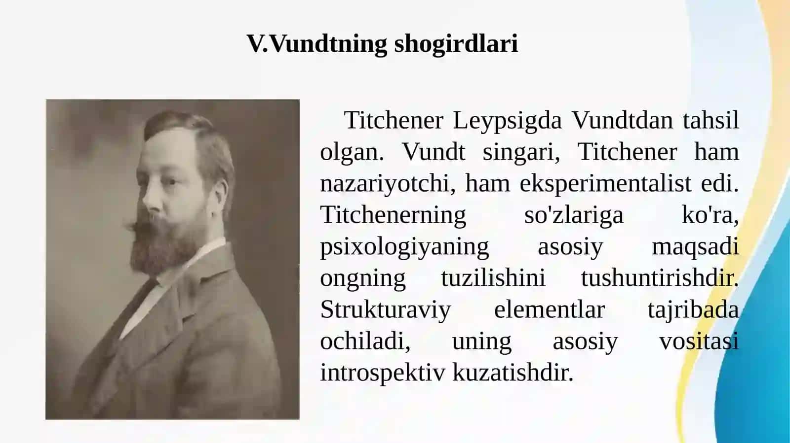 Eksperimental psixologiya tushuncha va tarxi. 4
