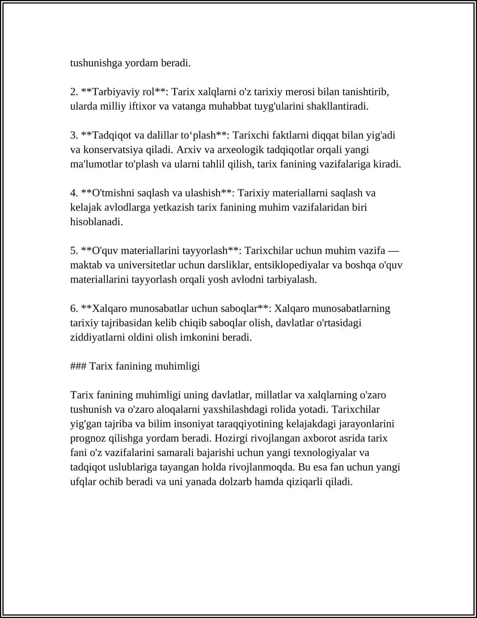 TARIX FANINING NAZARIY ASOSLARI FANIGA KIRISH 4