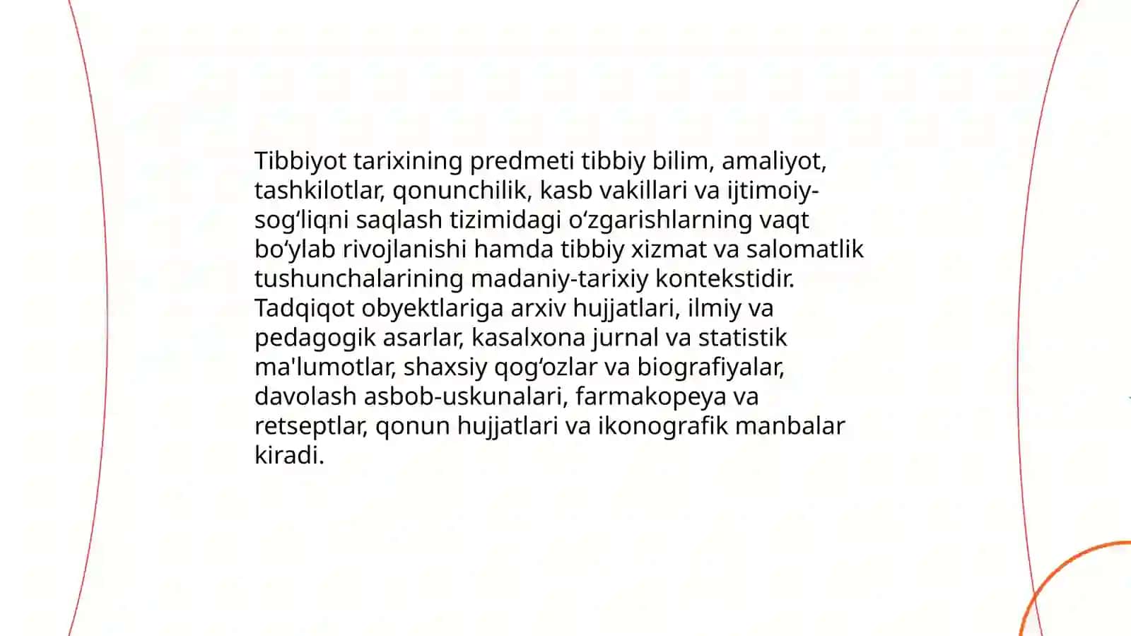 Tibbiyot tarixi 4