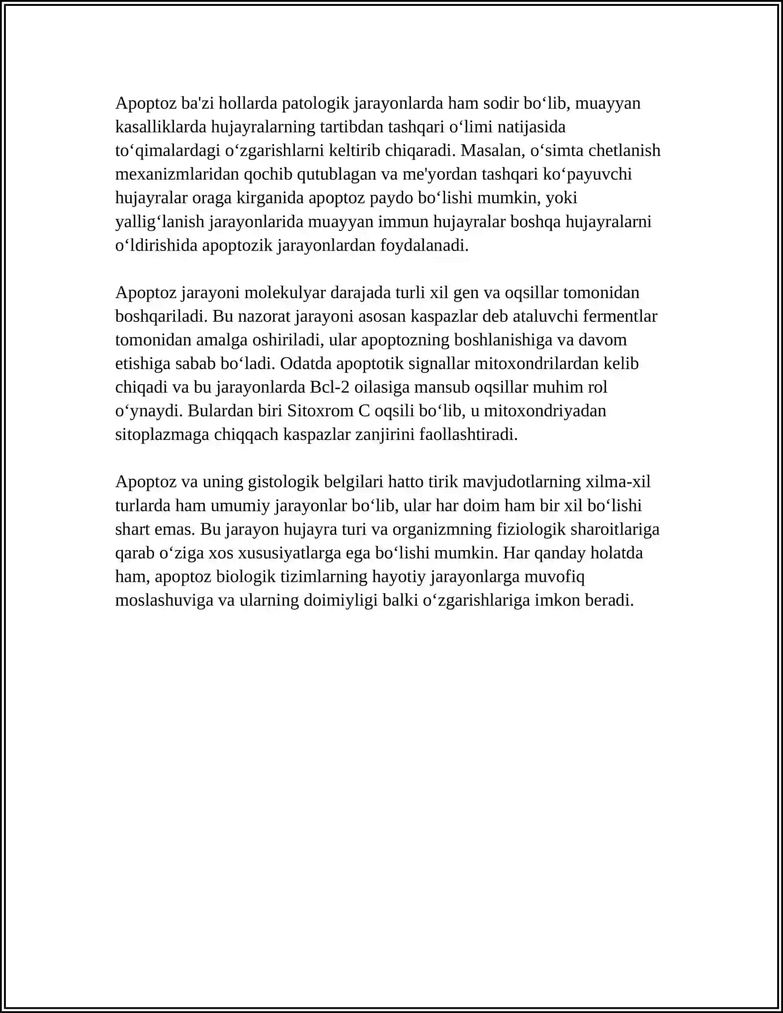 APOPTOZ VA UNING GISTALOGIK AHAMIYATI 4