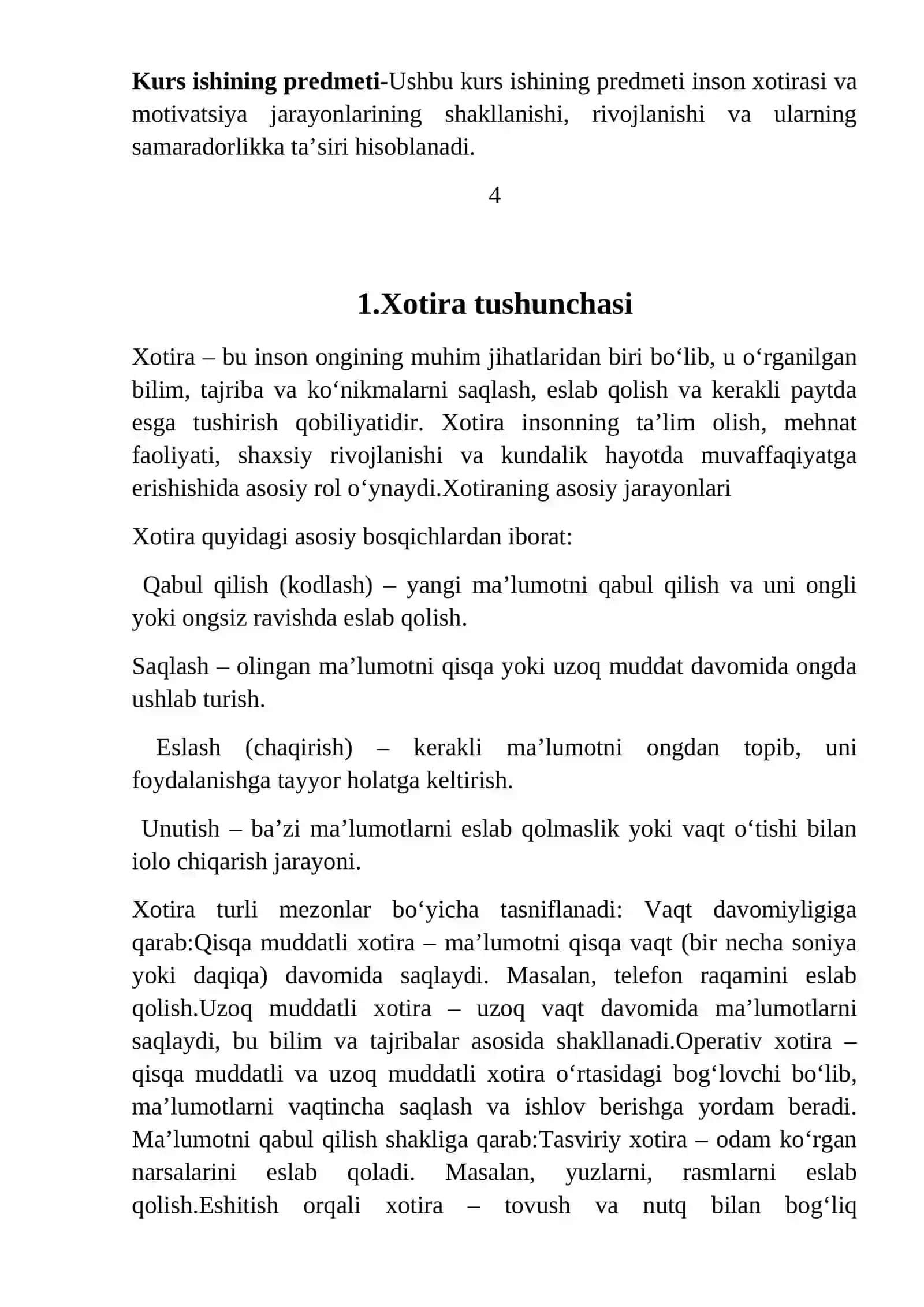 Xotira va motivatsiya 4
