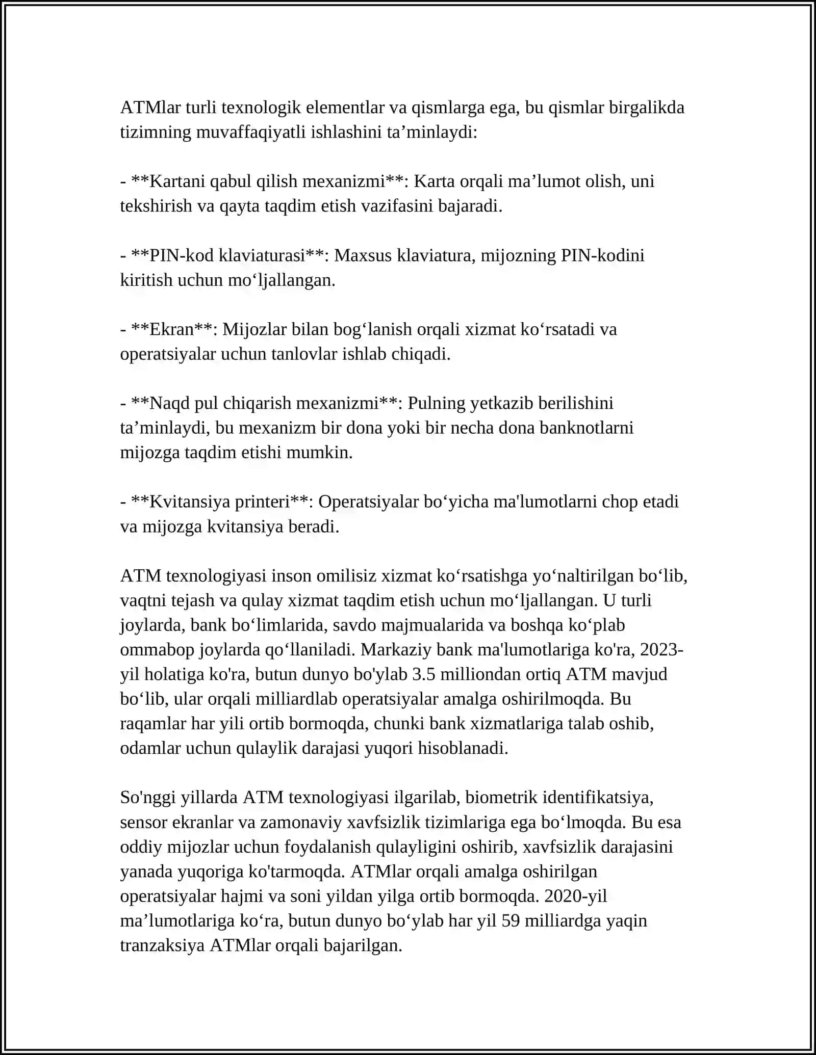 ATM, ISDN, XDSL TEXNOLOGIYALARI 4