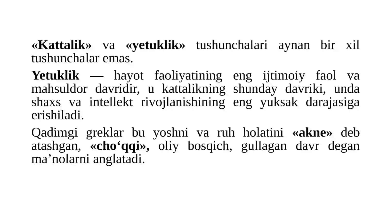 YETUKLIK VA KELSALIK DAVRINING PSIXOLOGIK XUSUSIYATLARI 4