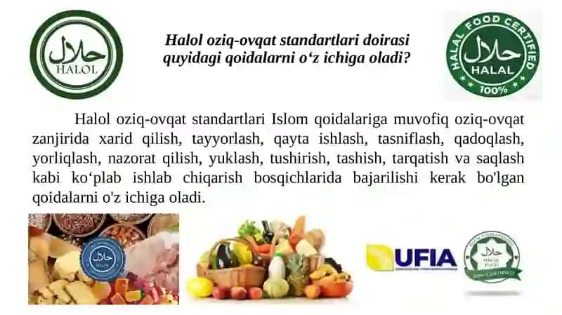 Halal oziq-ovqat mahsulotlari 4