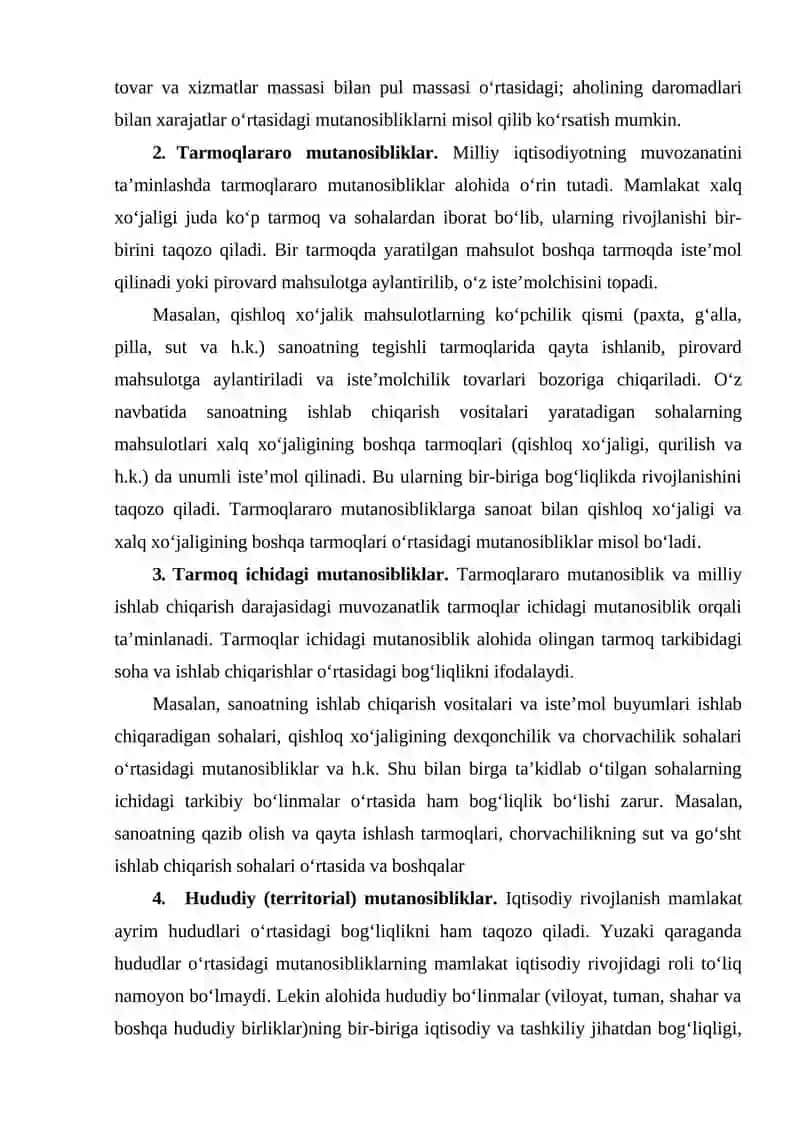 Iqtisodiy mutanosibliklar va ularning turlari 4