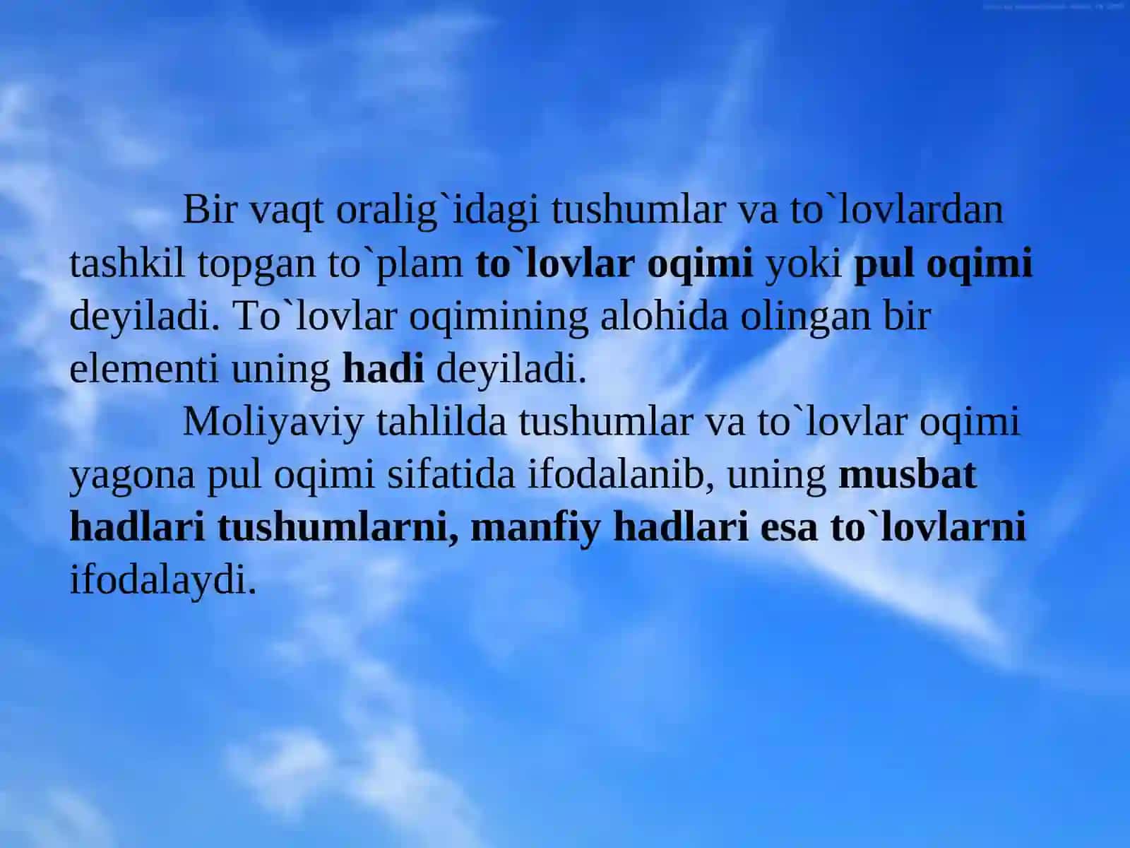 To'lоvlar оqimi. Mоliyaviy rеntalar 4