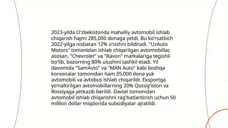 Uzavtosanoat tizimi tahlili 4