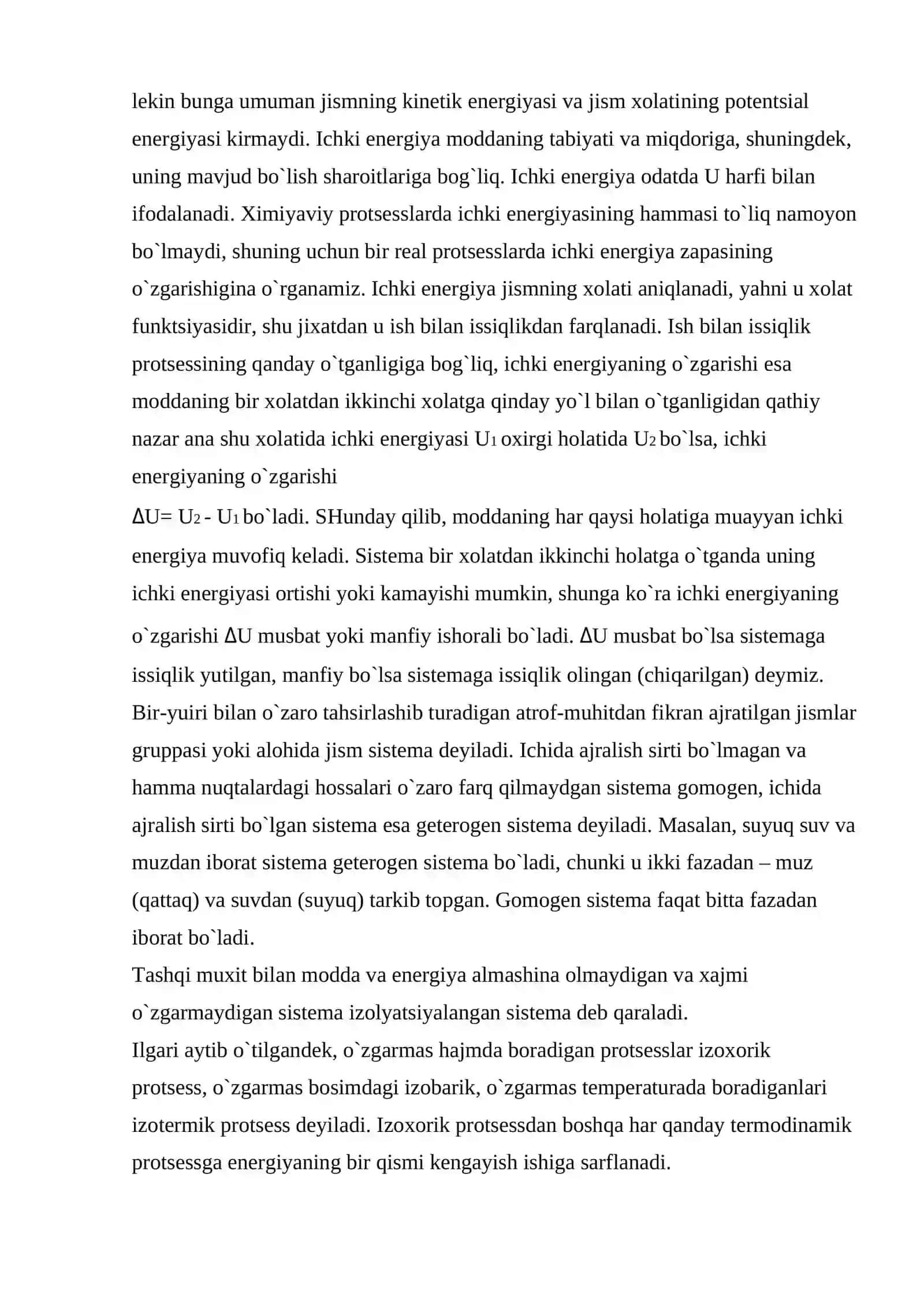 XIMIYAVIY TЕRMОDINАMIKА VА TЕRMОXIMIYA aSОSLАRI 4