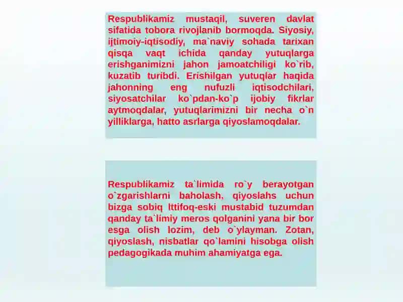 Mustaqillik yillarida ta`lim tizimidagi islohotlar 4